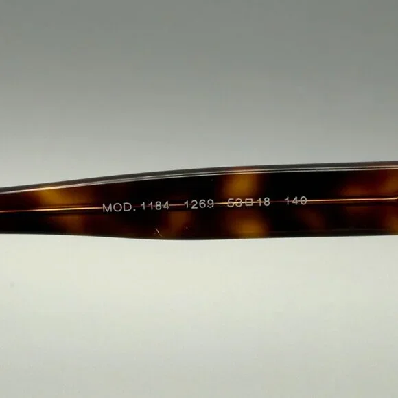 Versace VE1184 Eyeglasses Frames Brushed Brown Half Rim 53 18 140 - Picture 6 of 13